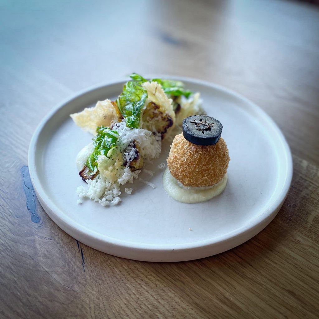 Plate of food for the dinner series